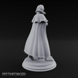 Flame Conjuring Human Sorceress Miniature for Dungeons and Dragons, Pathfinder or other TTRPGs