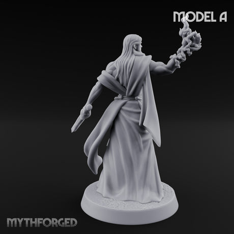 Flame Conjuring, Rippling Robes Human Sorcerer A gallery 4