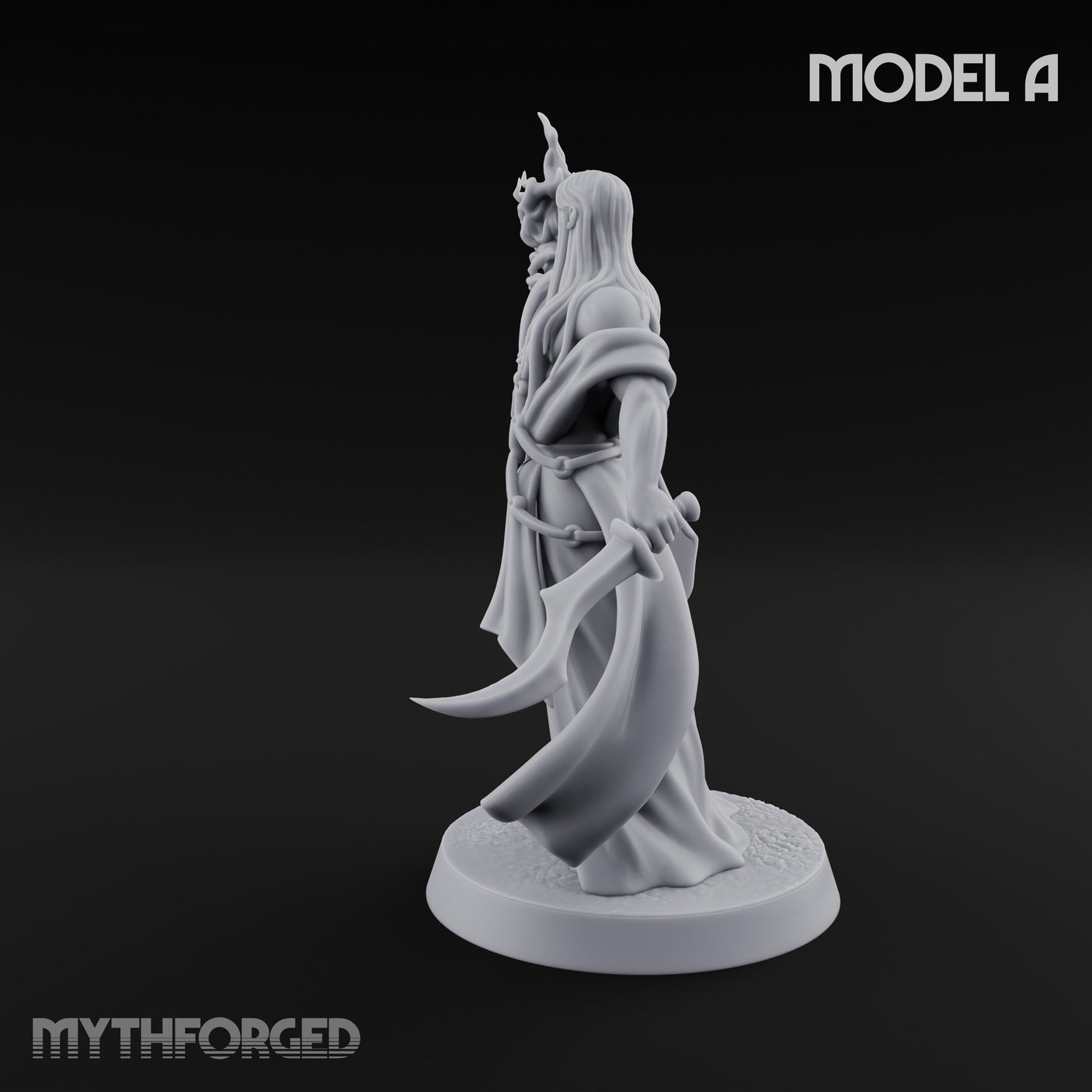 Flame Conjuring, Rippling Robes Human Sorcerer A Miniature for Dungeons and Dragons, Pathfinder or other TTRPGs
