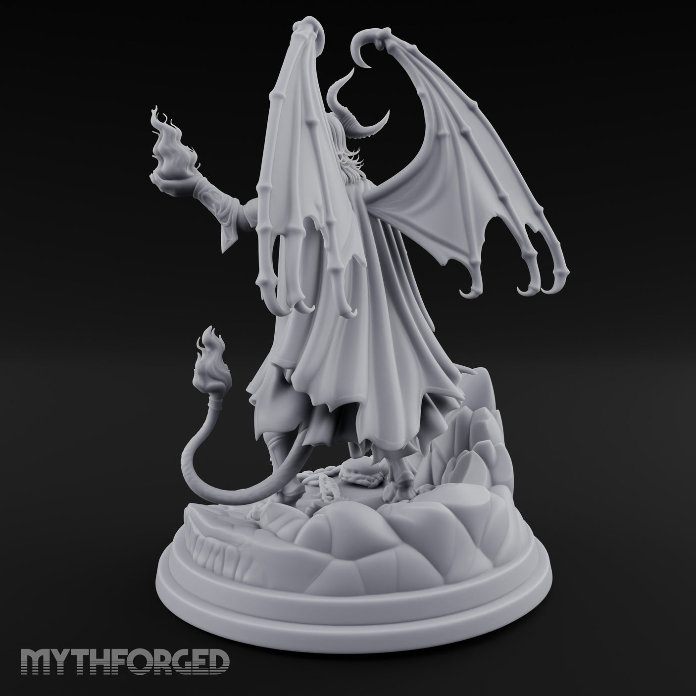 Flame Tailed Hand Raised Demon Sorcerer gallery 11