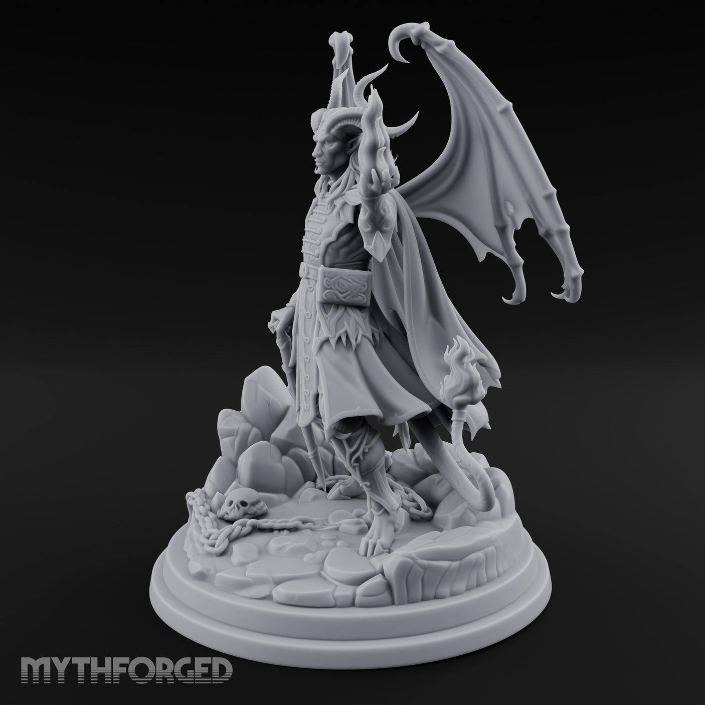 Flame Tailed Hand Raised Demon Sorcerer gallery 16