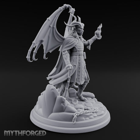 Flame Tailed Hand Raised Demon Sorcerer gallery 6