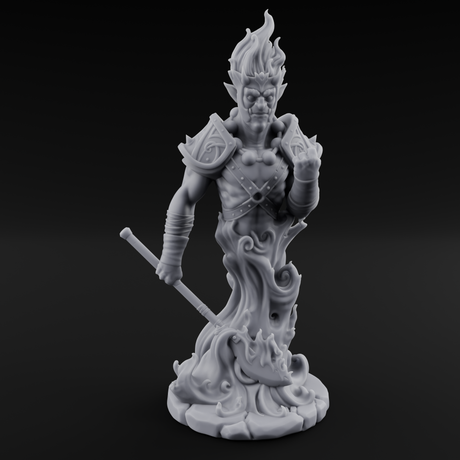 Smoldering With Contempt Efreeti Warlock Miniature for Dungeons and Dragons, Pathfinder or other TTRPGs
