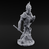 Smoldering With Contempt Efreeti Warlock Miniature for Dungeons and Dragons, Pathfinder or other TTRPGs