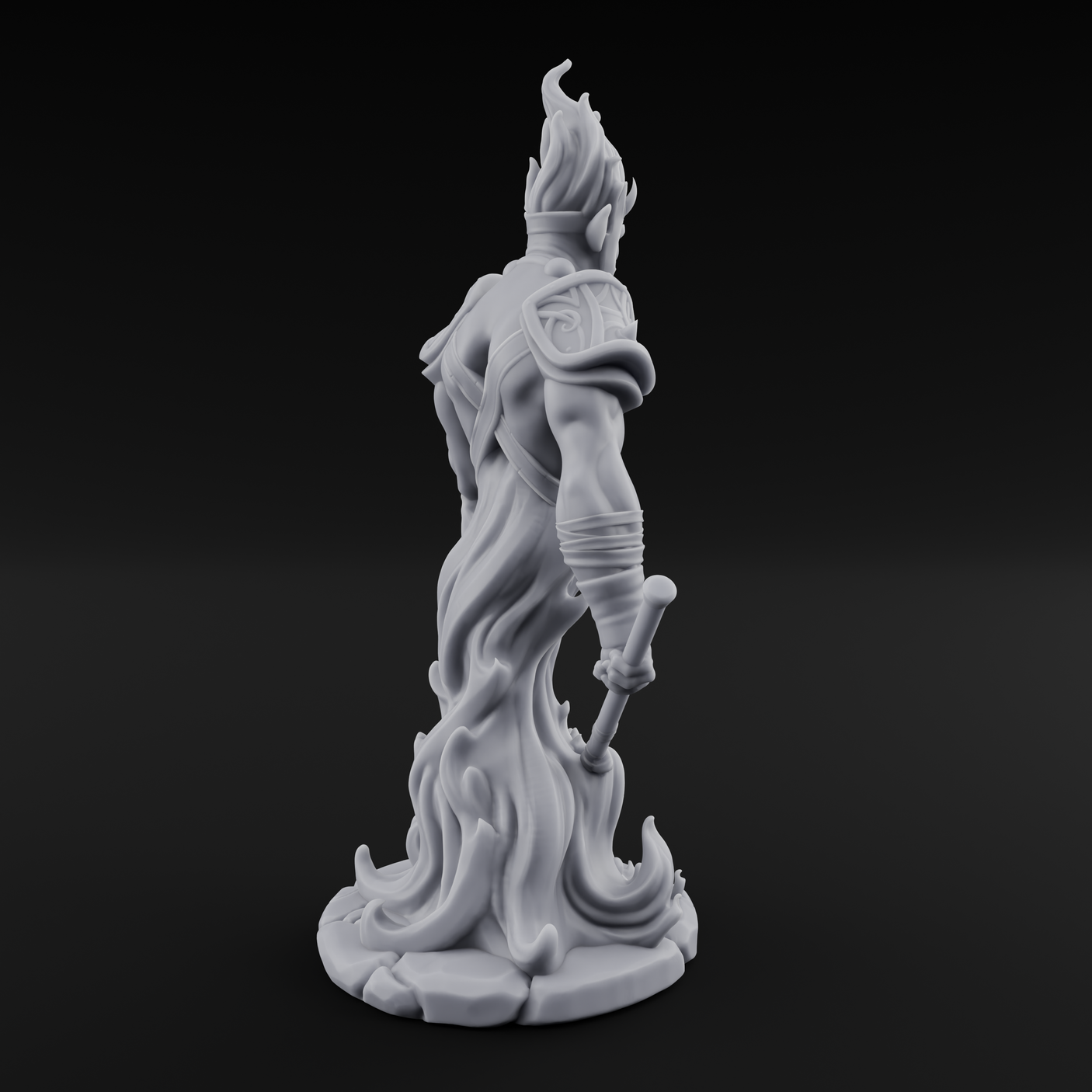 Smoldering With Contempt Efreeti Warlock Miniature for Dungeons and Dragons, Pathfinder or other TTRPGs