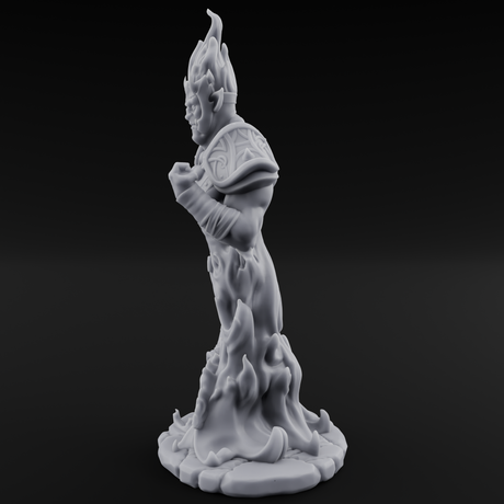 Smoldering With Contempt Efreeti Warlock Miniature for Dungeons and Dragons, Pathfinder or other TTRPGs