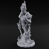Smoldering With Contempt Efreeti Warlock Miniature for Dungeons and Dragons, Pathfinder or other TTRPGs