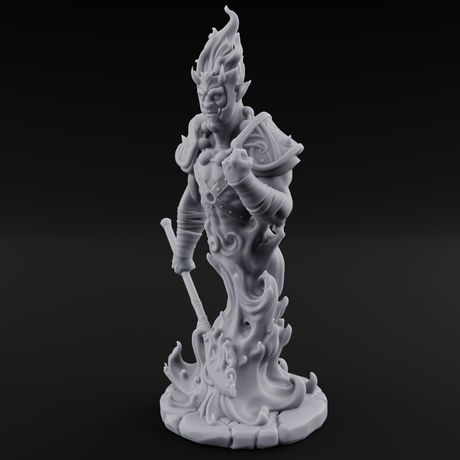 Smoldering With Contempt Efreeti Warlock Miniature for Dungeons and Dragons, Pathfinder or other TTRPGs