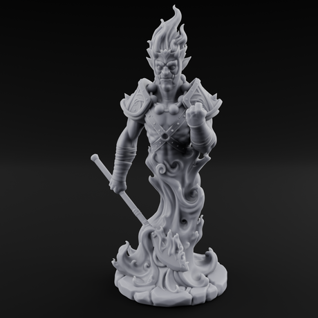 Smoldering With Contempt Efreeti Warlock Miniature for Dungeons and Dragons, Pathfinder or other TTRPGs