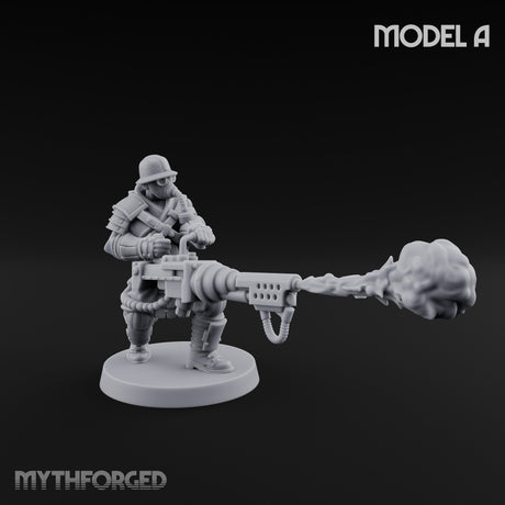 Flamer Rifle Advancing Shogunate Yeoman A gallery 2