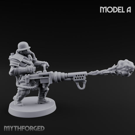 Flamer Rifle Advancing Shogunate Yeoman A gallery 3
