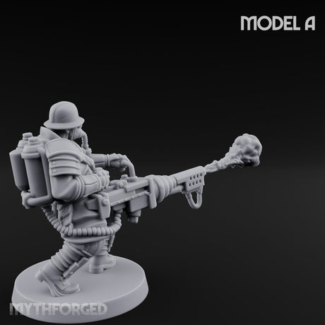 Flamer Rifle Advancing Shogunate Yeoman A gallery 4