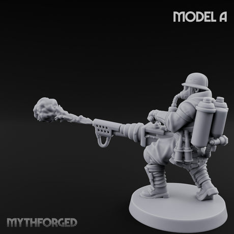 Flamer Rifle Advancing Shogunate Yeoman A gallery 6