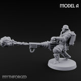 Flamer Rifle Advancing Shogunate Yeoman A gallery 7