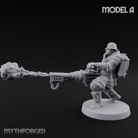 Flamer Rifle Advancing Shogunate Yeoman A gallery 7