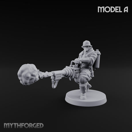 Flamer Rifle Advancing Shogunate Yeoman A gallery 8