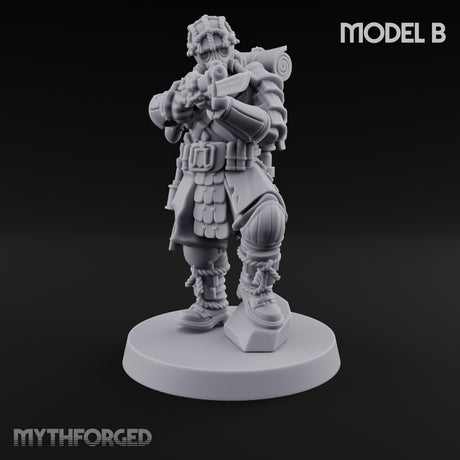 Flamer Rifle Advancing Shogunate Yeoman B