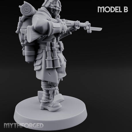 Flamer Rifle Advancing Shogunate Yeoman B gallery 4