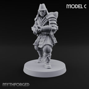 Flamer Rifle Advancing Shogunate Yeoman C