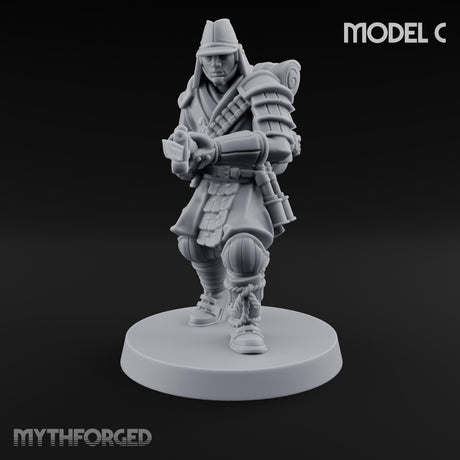 Flamer Rifle Advancing Shogunate Yeoman C