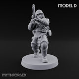 Flamer Rifle Advancing Shogunate Yeoman D