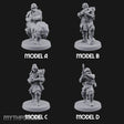 Flamer Rifle Advancing Shogunate Yeomen Miniature for Dungeons and Dragons, Pathfinder or other TTRPGs