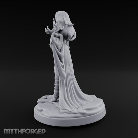 Flames Conjured Robes Billowing Elf Sorceress gallery 12