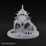 Collar Spiked, Spines Raised Giant Lizard