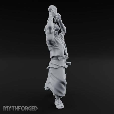 Flask Draining Alchemist Miniature for Dungeons and Dragons, Pathfinder or other TTRPGs