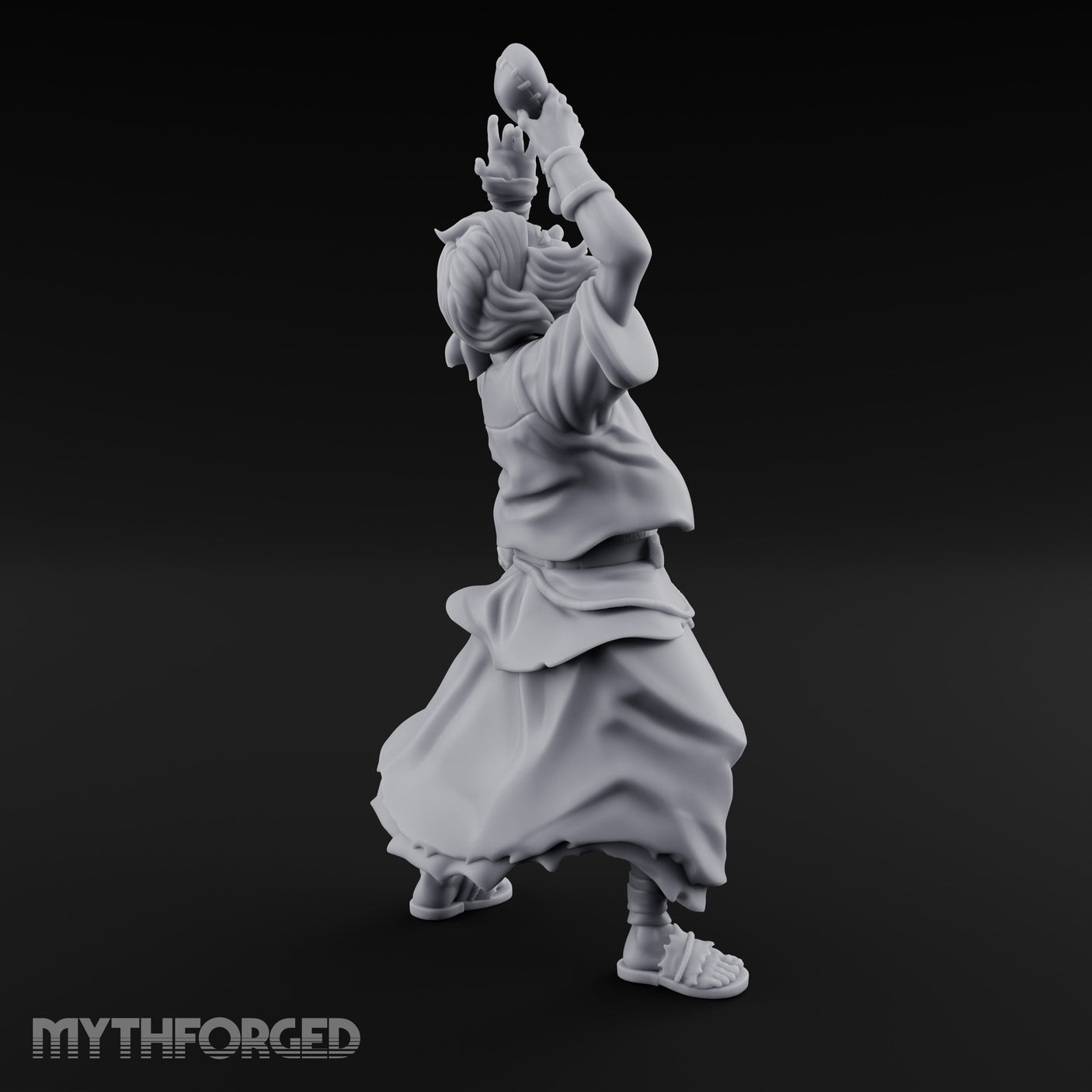 Flask Draining Alchemist Miniature for Dungeons and Dragons, Pathfinder or other TTRPGs