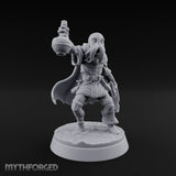 Flask Hurling Mind Flayer Alchemist Miniature for Dungeons and Dragons, Pathfinder or other TTRPGs