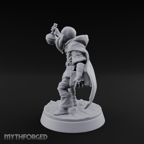 Flask Hurling Mind Flayer Alchemist Miniature for Dungeons and Dragons, Pathfinder or other TTRPGs