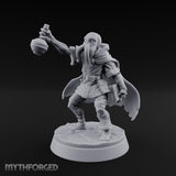 Flask Hurling Mind Flayer Alchemist Miniature for Dungeons and Dragons, Pathfinder or other TTRPGs
