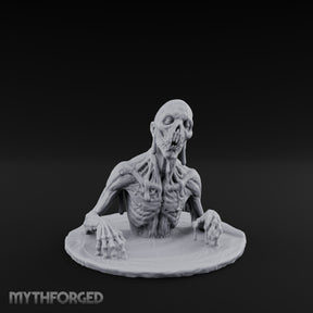 Flesh-Dripping Surface-Clawing Zombie Lurker Miniature for Dungeons and Dragons, Pathfinder or other TTRPGs