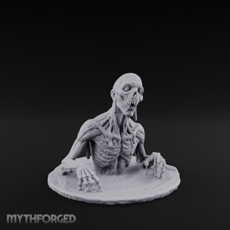Flesh-Dripping Surface-Clawing Zombie Lurker Miniature for Dungeons and Dragons, Pathfinder or other TTRPGs