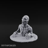 Flesh-Dripping Surface-Clawing Zombie Lurker Miniature for Dungeons and Dragons, Pathfinder or other TTRPGs