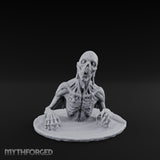Flesh-Dripping Surface-Clawing Zombie Lurker Miniature for Dungeons and Dragons, Pathfinder or other TTRPGs