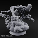 Flesh Tearing Lunge Moon-Beast Miniature for Dungeons and Dragons, Pathfinder or other TTRPGs
