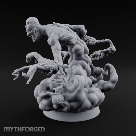 Flesh Tearing Lunge Moon-Beast Miniature for Dungeons and Dragons, Pathfinder or other TTRPGs