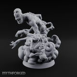 Flesh Tearing Lunge Moon-Beast Miniature for Dungeons and Dragons, Pathfinder or other TTRPGs
