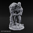 Flesh Tearing Screaming Zombie Abomination Miniature for Dungeons and Dragons, Pathfinder or other TTRPGs