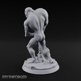Flesh Tearing Screaming Zombie Abomination Miniature for Dungeons and Dragons, Pathfinder or other TTRPGs