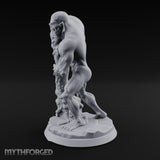 Flesh Tearing Screaming Zombie Abomination Miniature for Dungeons and Dragons, Pathfinder or other TTRPGs