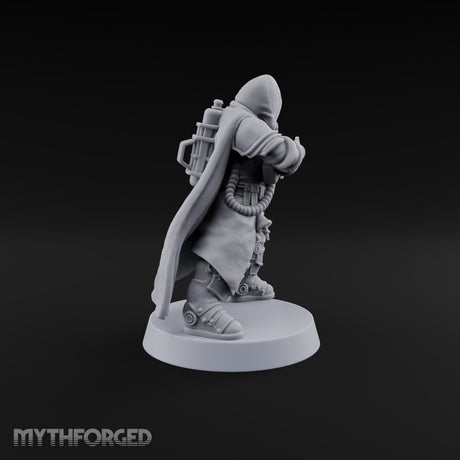 Barrel and Benediction Human Hooded Gunner A