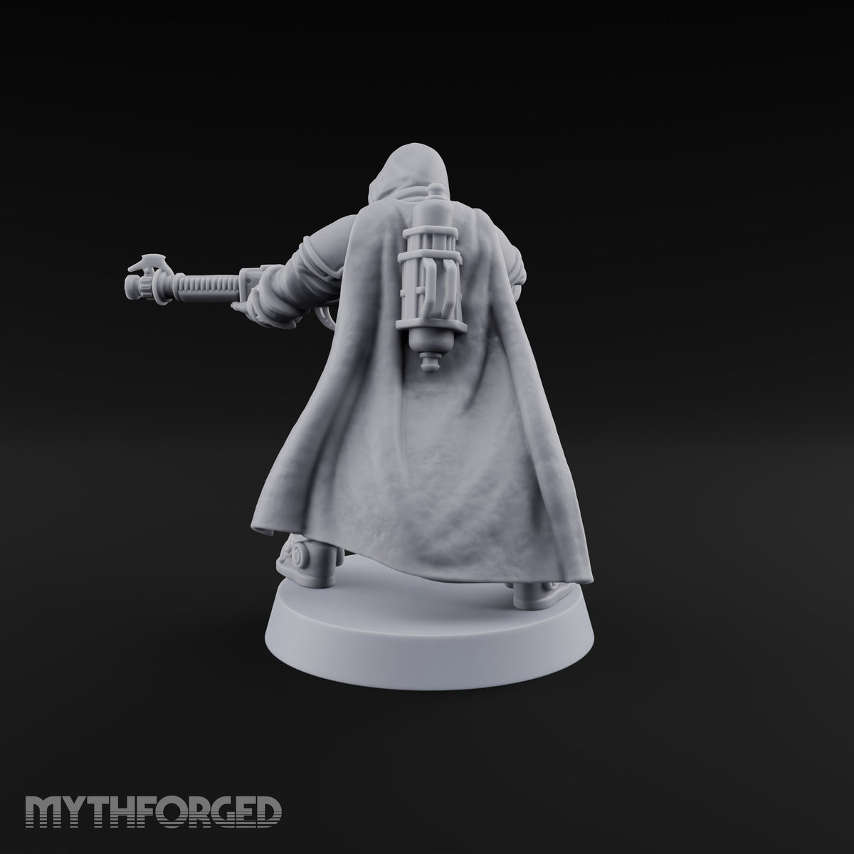 Barrel and Benediction Human Hooded Gunner A