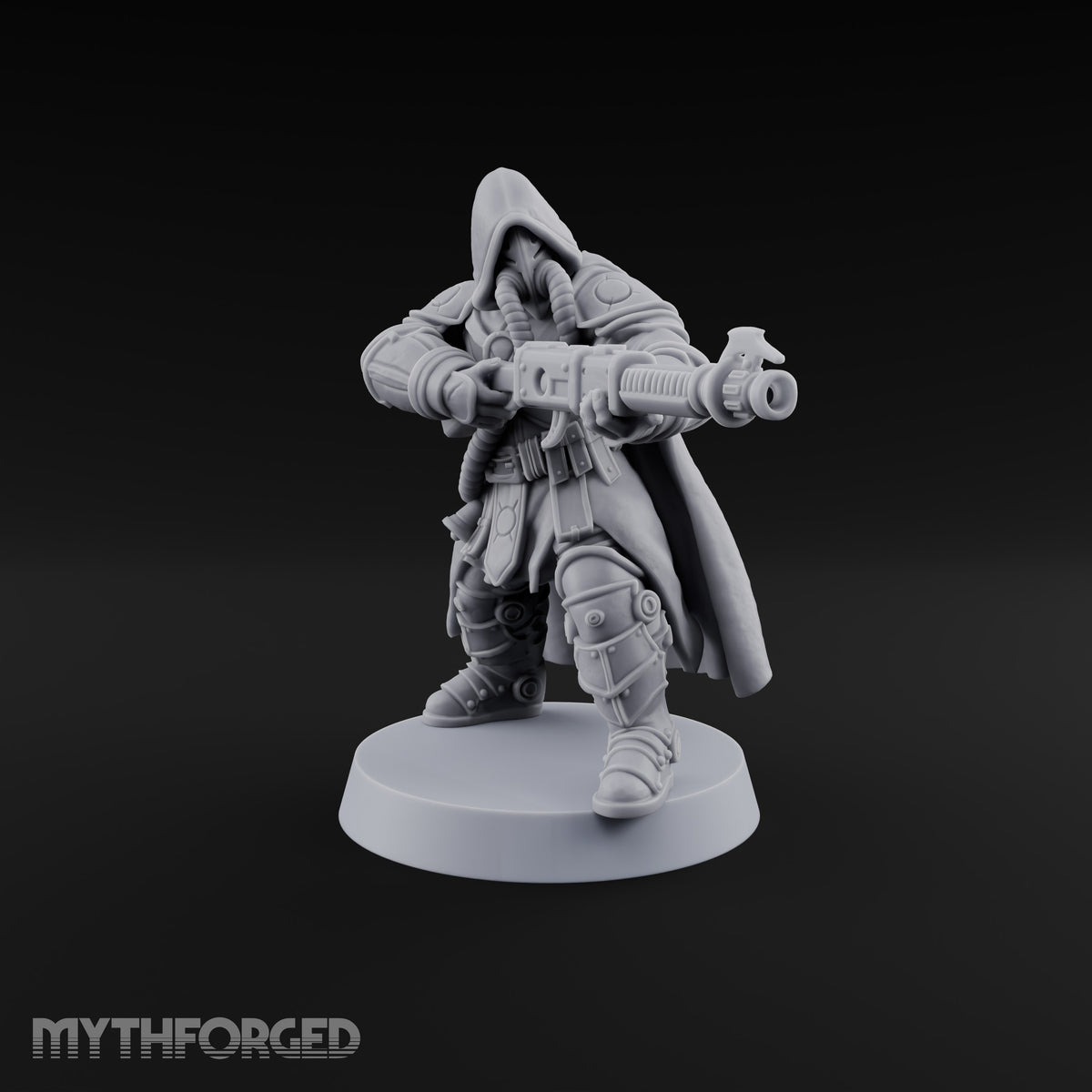 Barrel and Benediction Human Hooded Gunner A