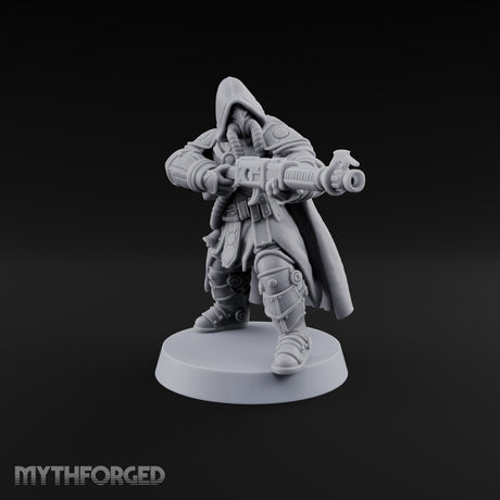 Barrel and Benediction Human Hooded Gunner A