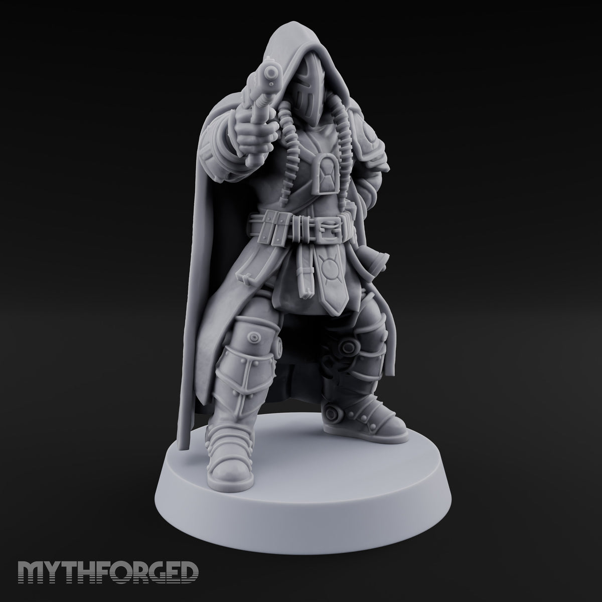 Barrel and Benediction Human Hooded Gunners — B