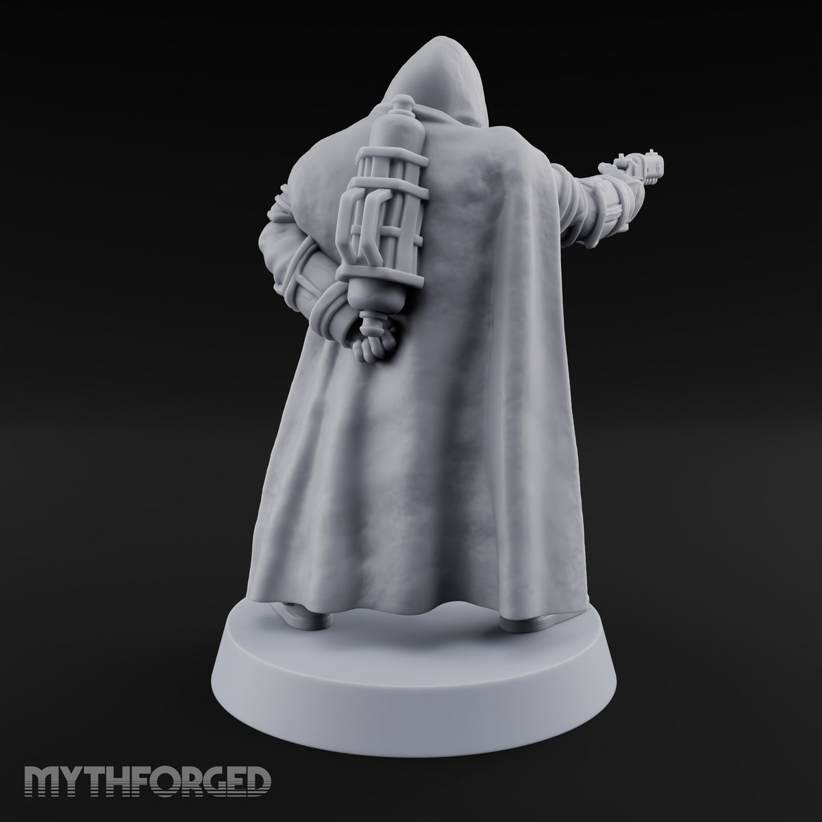 Barrel and Benediction Human Hooded Gunner B