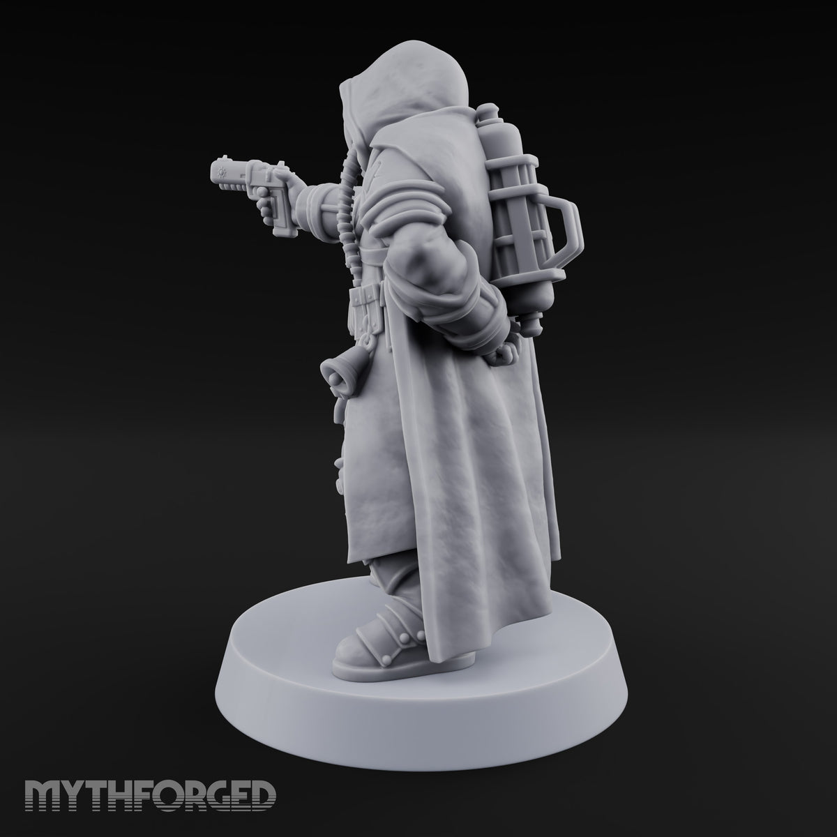 Barrel and Benediction Human Hooded Gunner B